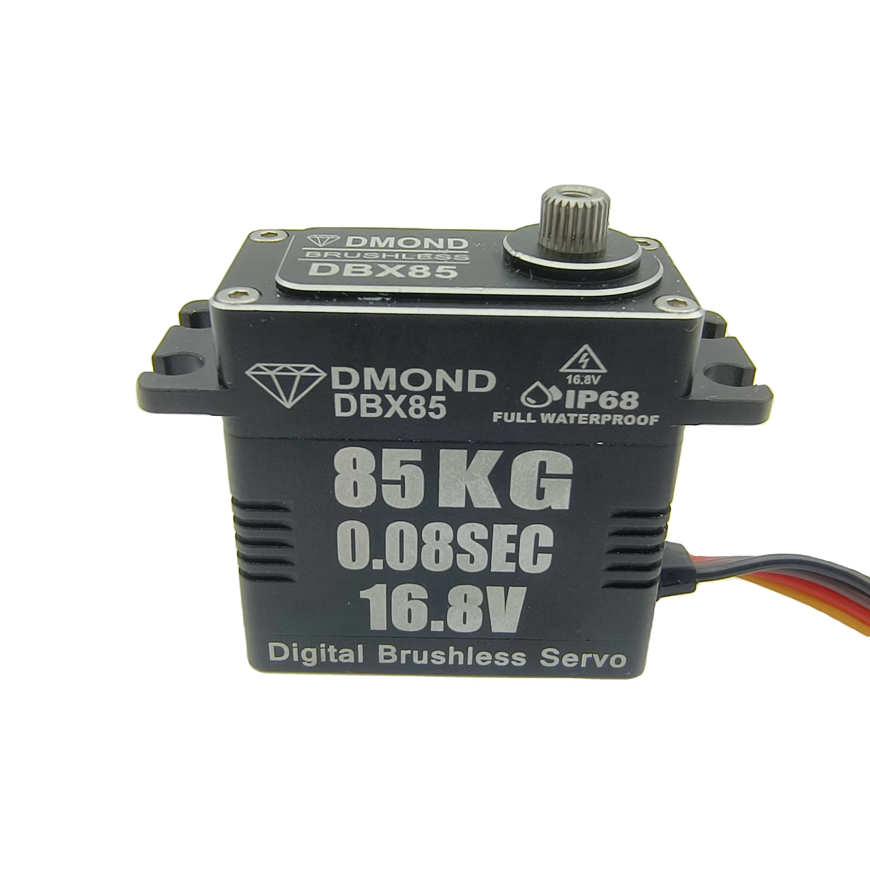 DMOND DBX85 85 85 кг 16,8 в бесщеточный прямой мощности IP68 Водонепроницаемый сверхмощный сервопривод нержавеющие шестеренки 1/10 1/8 RC Гусеничный грузовик