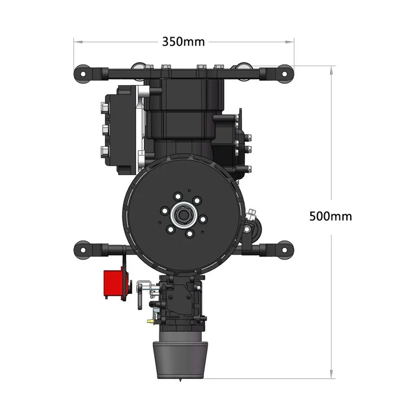 SVFFI F16K Hybrid Powertrain grande logistica di protezione delle piante senza equipaggio 24S 14K