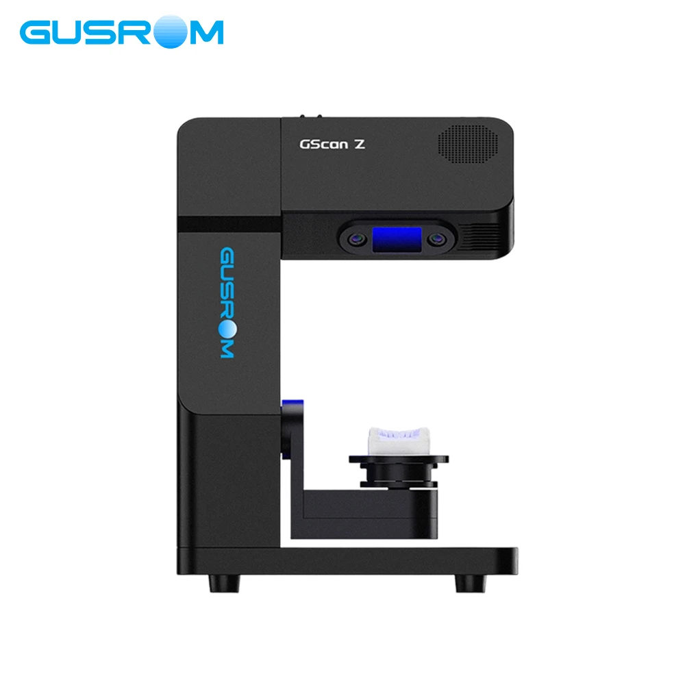 GUSROM GScan Z 5um Dental Lab Extraoral 3D Model Scanner CAD CAM STL Implant Crown Bridge Impression Articulator Scan Body