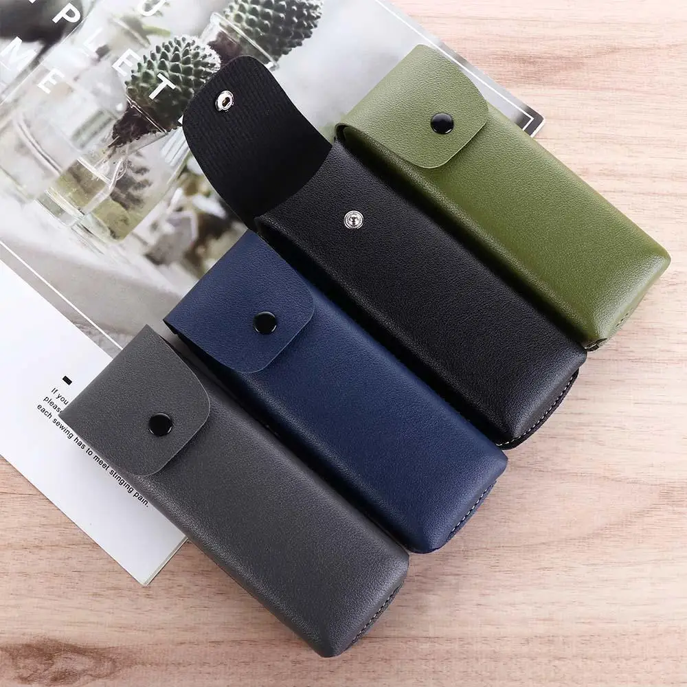 Containers PU Leather Reading Glasses Case Glasses Case Eyeglass Box Spectacle Case Waistpack Glasses Box Sunglasses Case