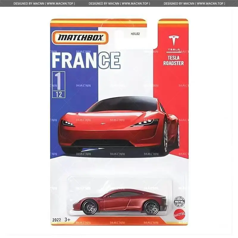 MATCHBOX FRANCE 1:64 Bugatti Tesla Volkswagen van Lamborghini McLaren Renault fiat jeep Die cast alloy Trolley model ornaments