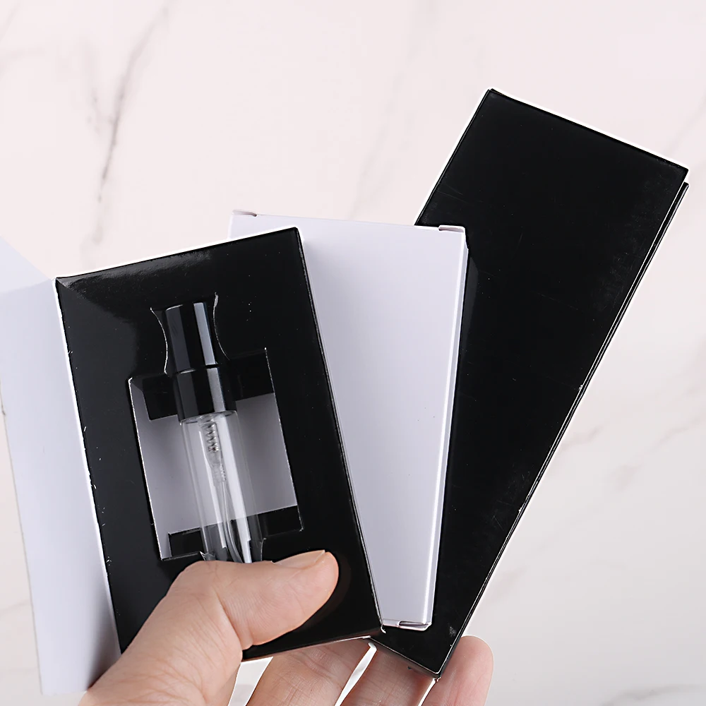 

50/100PCS, 5/10ml perfume bottle packaging box, exquisite and elegant, is the best choice for gift packaging and gift giving
