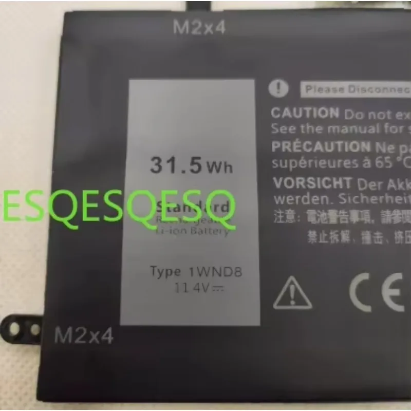 

WYORESY New 11.4V 31.5Wh 1WND8 Laptop Battery for Dell Latitude 12 5285 5290 2-IN-1 T17G JOPGR J0PGR X16TW 0X16TW OFTH6F FTH6F