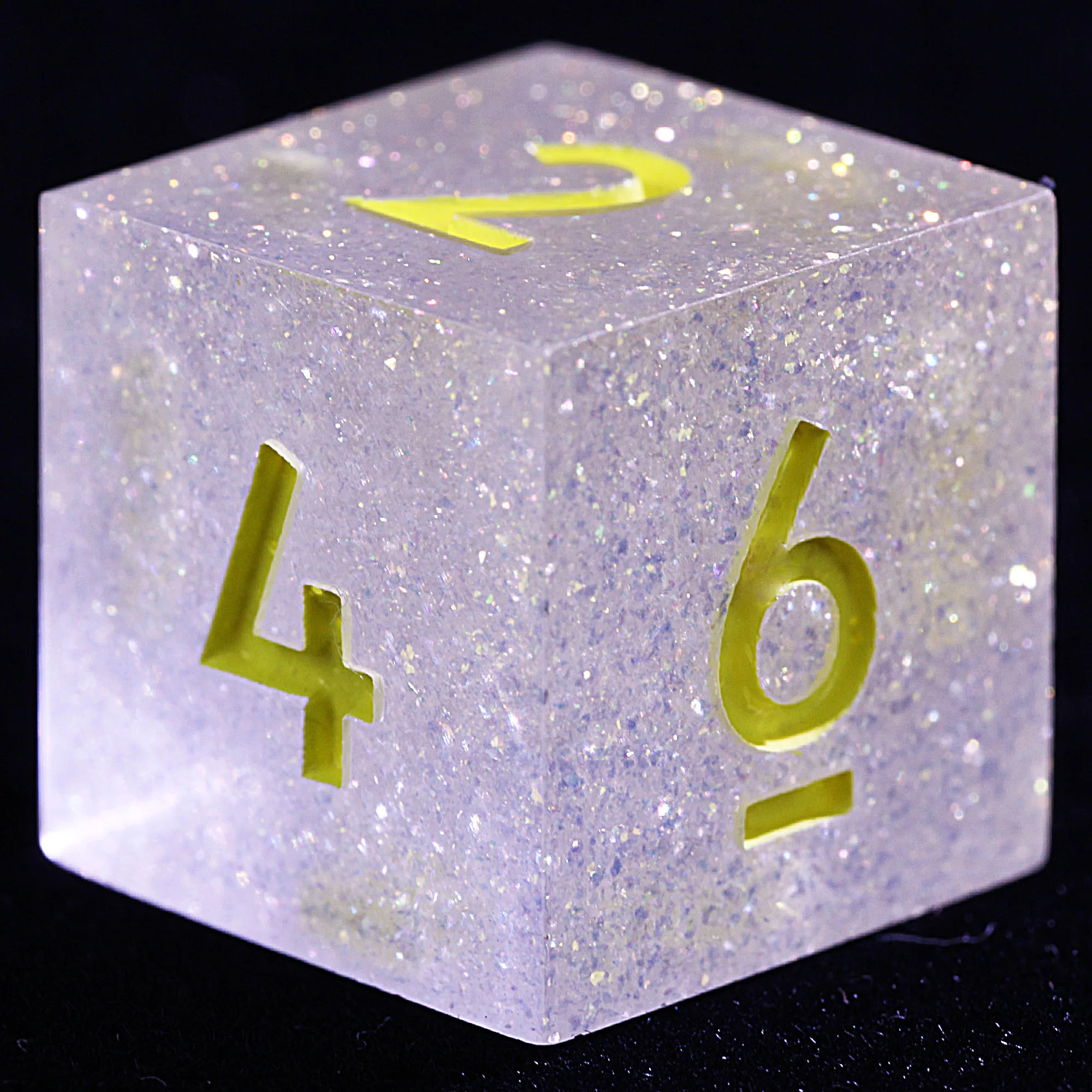 

9 Polyhedral Resin DnD Set Dice Dreamy Star River Yellow