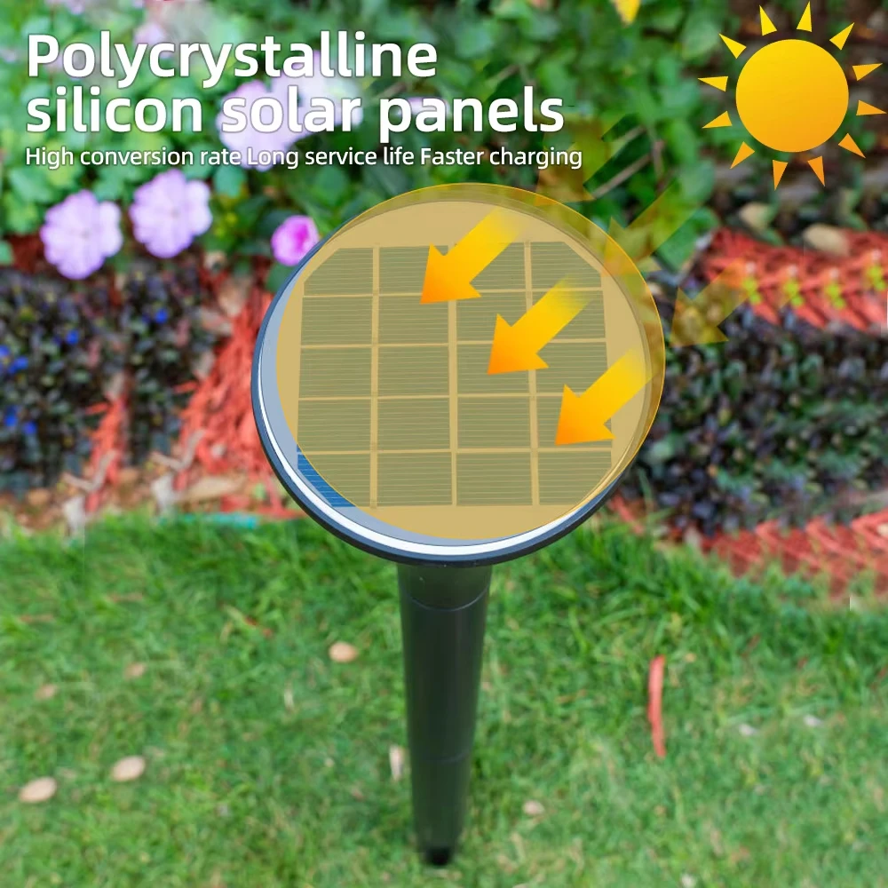 1LED Solar Powered Pathway Lights Powered Outdoor Solar Landscape Lights Walkway Light For Yard Garden Lawn Waterproof Garden