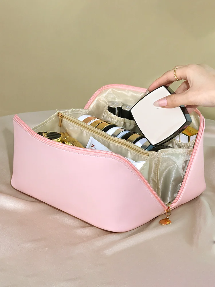 Portable Travel Cosmetic Bag Makeup Remover Bag Waterproof Wash Bag