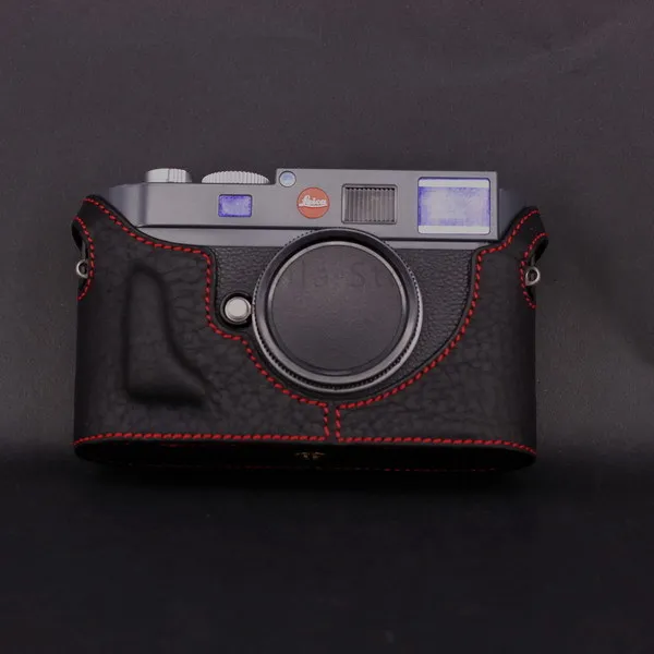 

handwork Photo Camera Genuine leather cowhide Bag Body BOX Case For LEICA M8 M9 M9P ME MM TYP220 Protective sleeve base shell