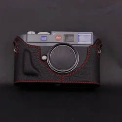 handwork Photo Camera Genuine leather cowhide Bag Body BOX Case For LEICA M8 M9 M9P ME MM TYP220 Protective sleeve base shell