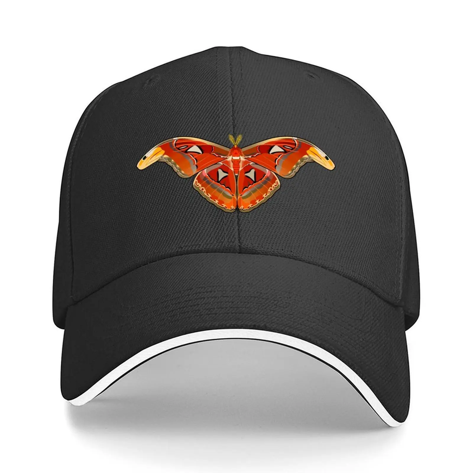 

Atlas Moth Baseball Cap Winter hat black Military Tactical Cap Hat Beach Men Luxury Brand Women's