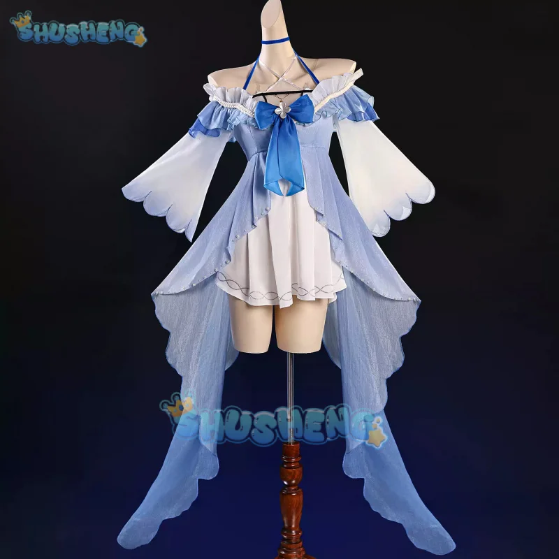 

Картихия косплей костюм игра Wuthering Waves женский летний пляжный купальник платье Хэллоуин карнавал сладкий новый наряд костюм