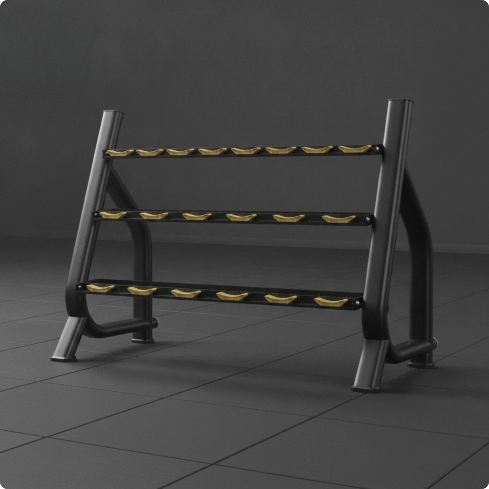 Dumbbell Rack Freestanding Dumbbell Holder with Cradles Weight Stand Heavy-Duty Organizer Long-Lasting for Athletes, Home Gym