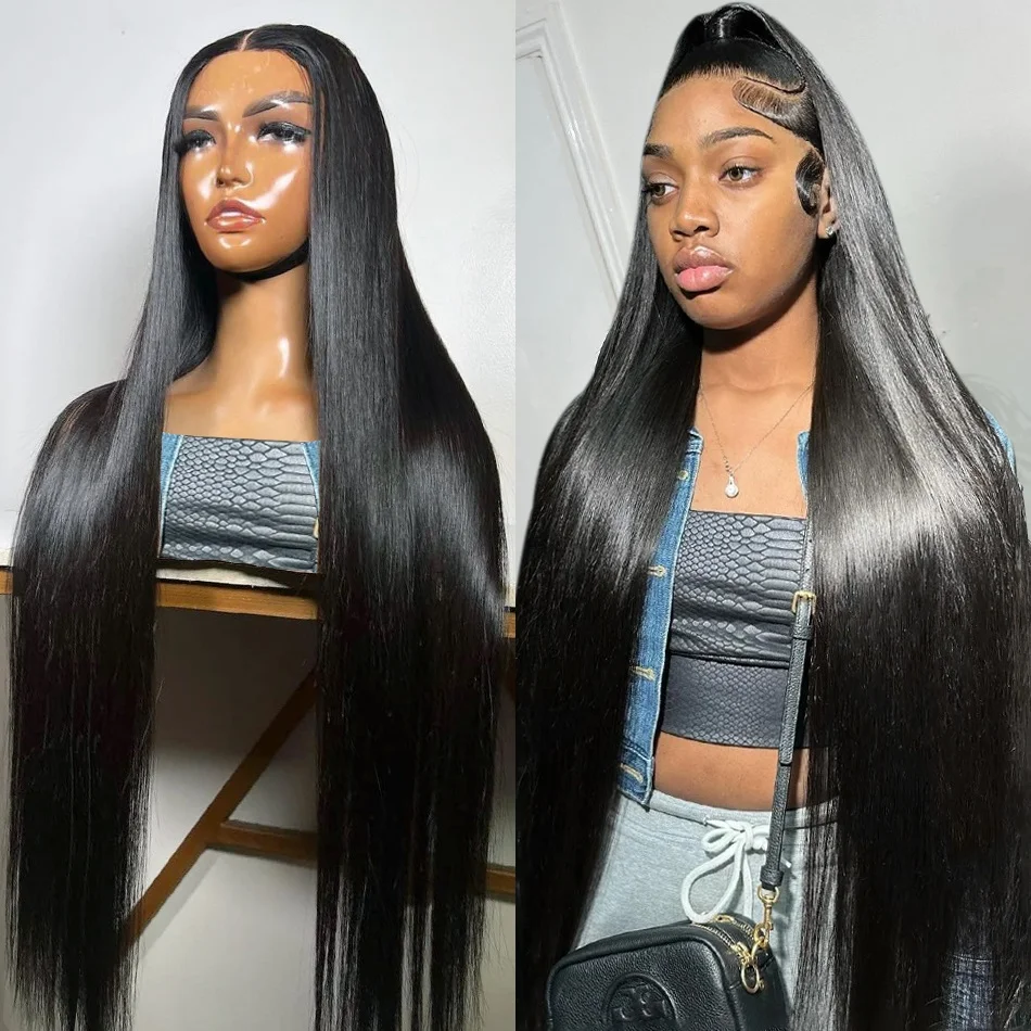 13x4 Transparent HD Straight Lace Front Human Hair Wigs Brazilian 13x6 Lace Frontal Wigs Human Hair 5x5 Glueless Wigs Human Hair