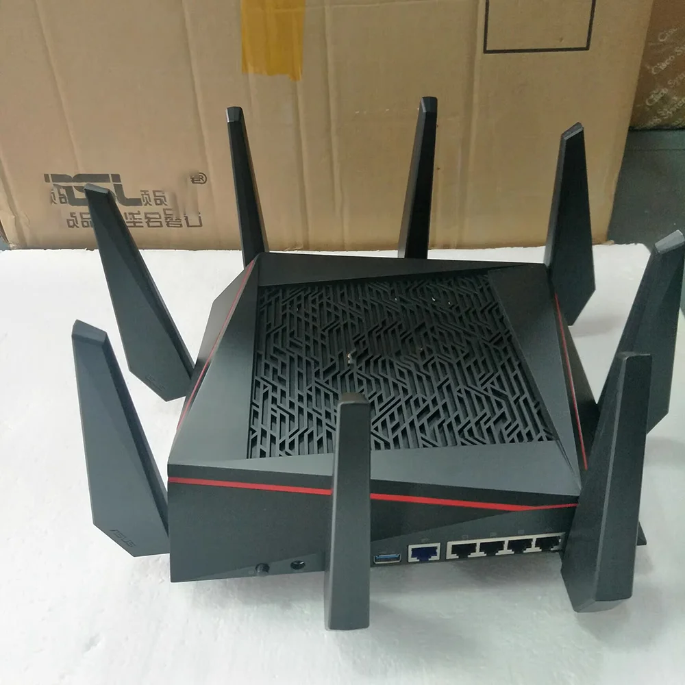 RT-AC5300 Tri-Band 5330 Mbps TCP/IP MU-MIMO Qos Router For ASUS AC5300