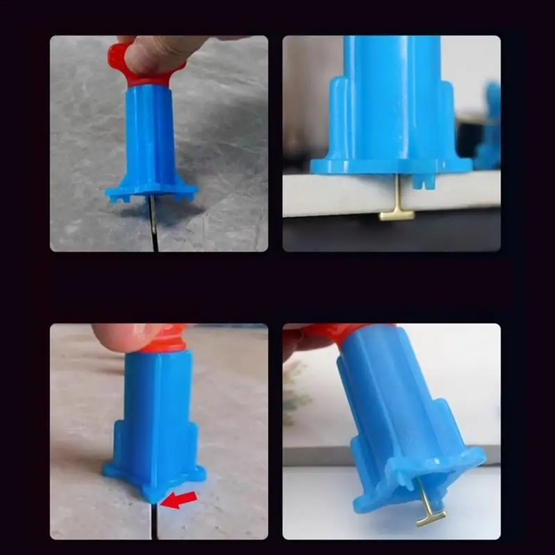 Tile Leveler Tool Reusable Wall Floor Tile Leveler Internal Screw Leveler Tile Tools With T-Pin For Installation