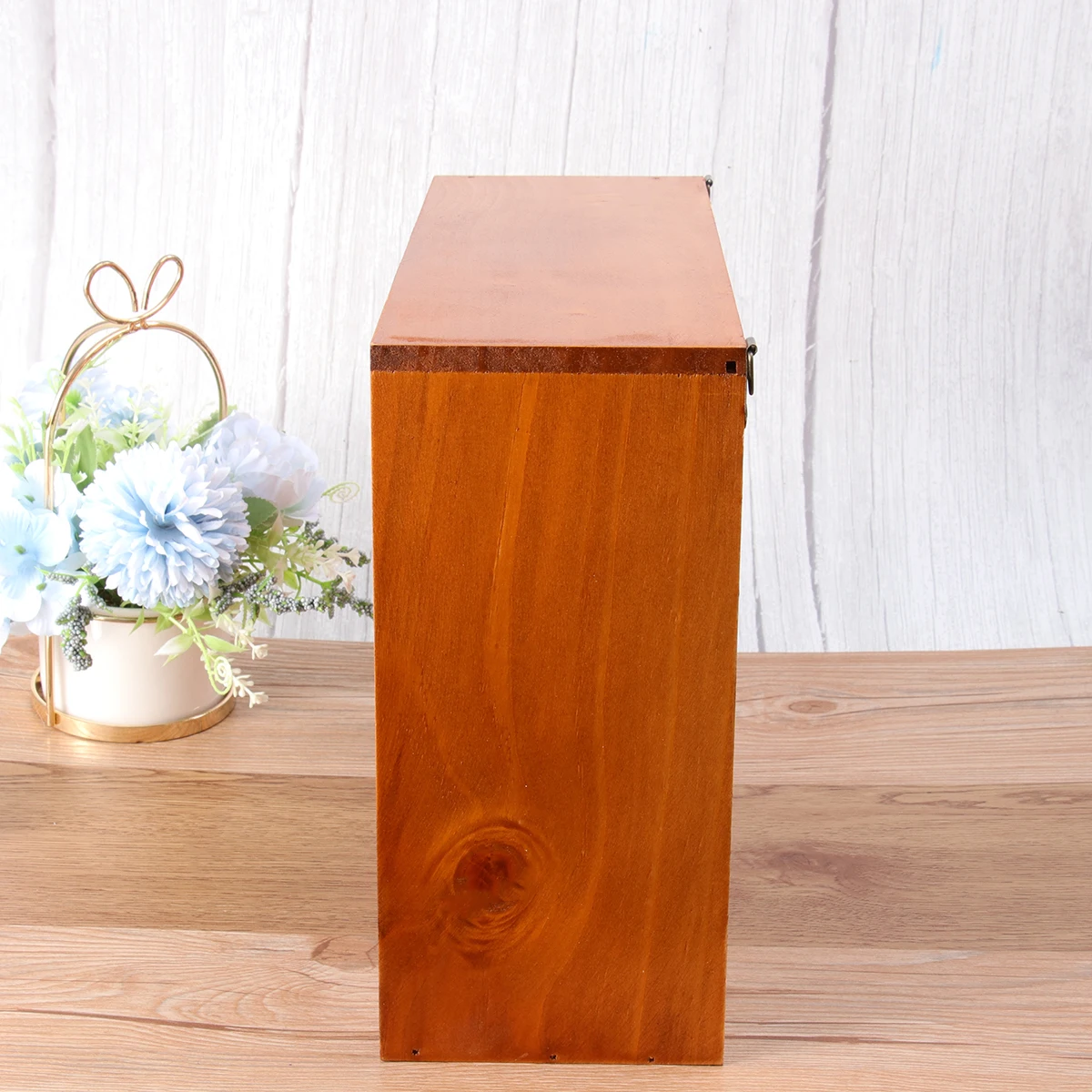 

Wooden Storage Box Desktop Holder ganizer for Perfume Jewelry Cosmetics Sturdy Structure Premium Material Long Lasting Use
