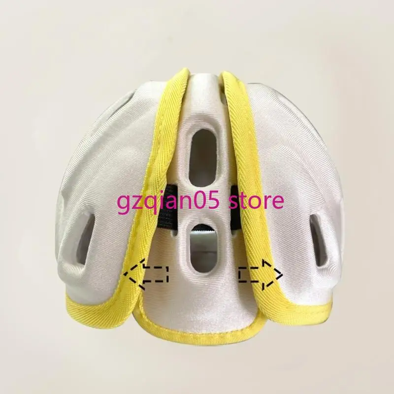 

N7ME Toddler Head Guard Cartoon Safety Hat Comfortable Bonnet Learning to Walk Head Protective Hat for Active Kids