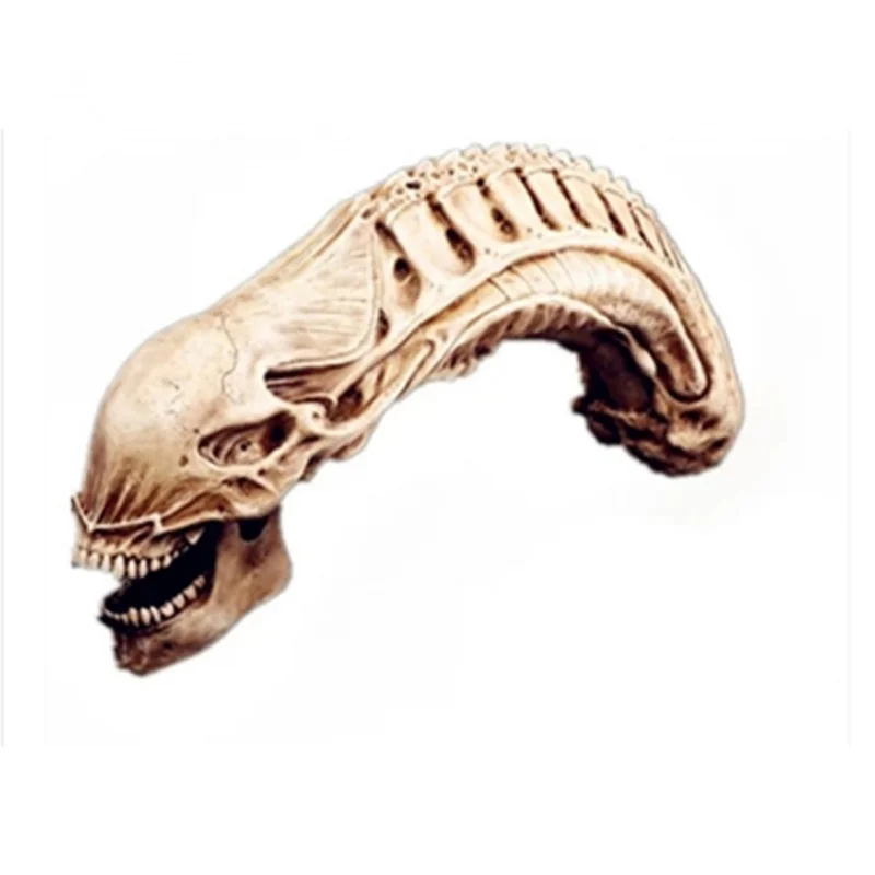 

Irregular Skull Model Resin Craft Office Creative Decoration Collectible Halloween Home Ornament