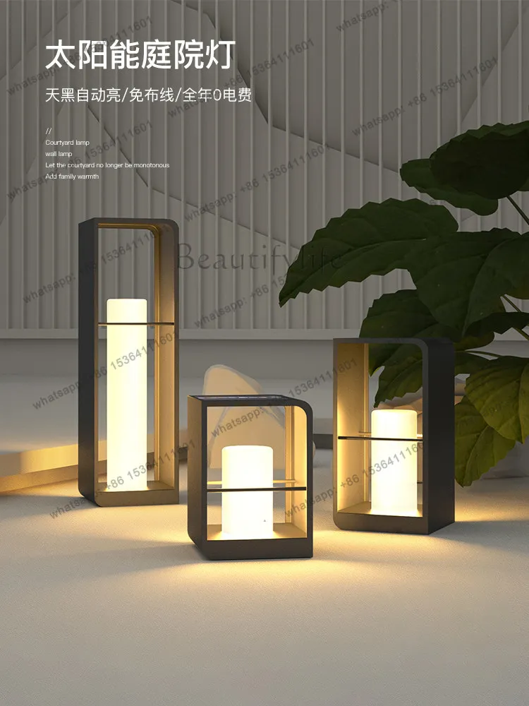 YJ outdoor ornament luminous solar waterproof garden decoration atmosphere