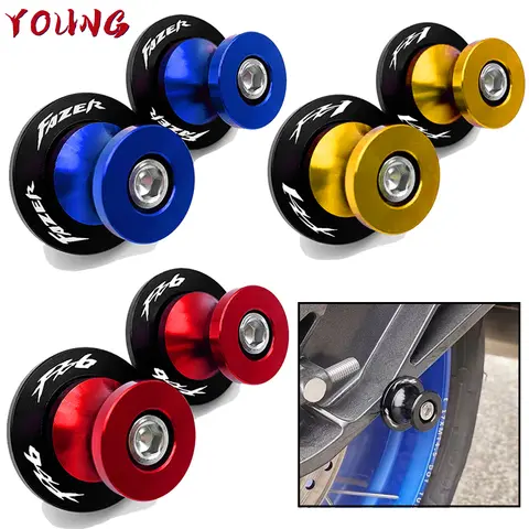 YAMAHA FZ1 FZ-1 2006-2015 FZ6 N S 2004-2016 FZ8 FZ-8 2010-2018 Fazer 오토바이 M6 스윙 암 슬라이더 나사 스윙 스탠드 나사