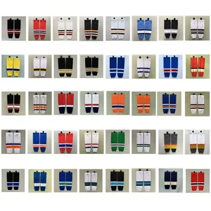 Çoraplar-hokey, buz, Antrenman takımının yarısı, spor malzemeleri, Çok renkli, %100 polyester, 1 çift 8 en çok satılan, hava hokeyi-no. 3