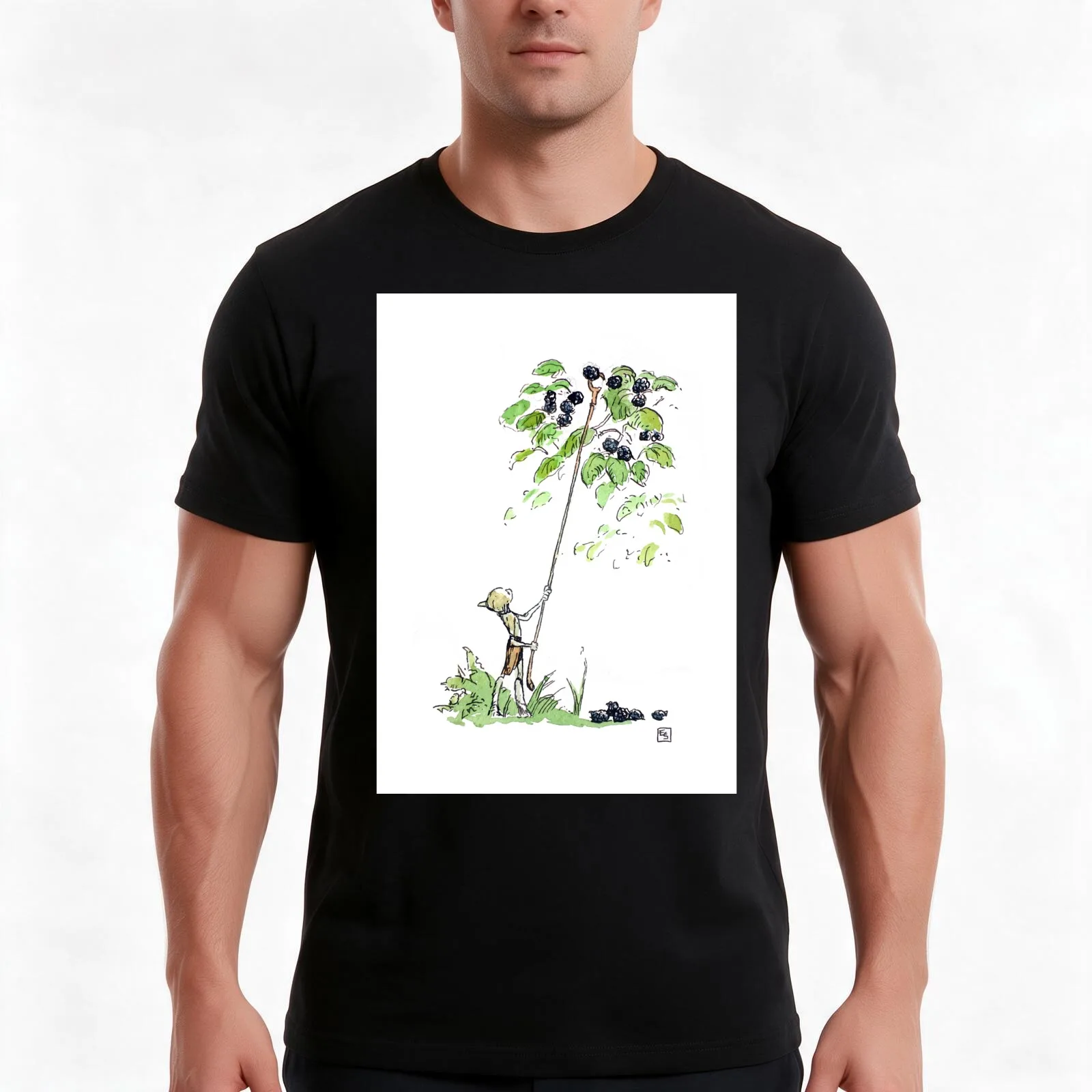 Pixie using a Hooker Stick T-Shirt, Summer Casual Cotton Tee, Oversized Streetwear Tops, Vintage Graphic Print, Unisex Men Women