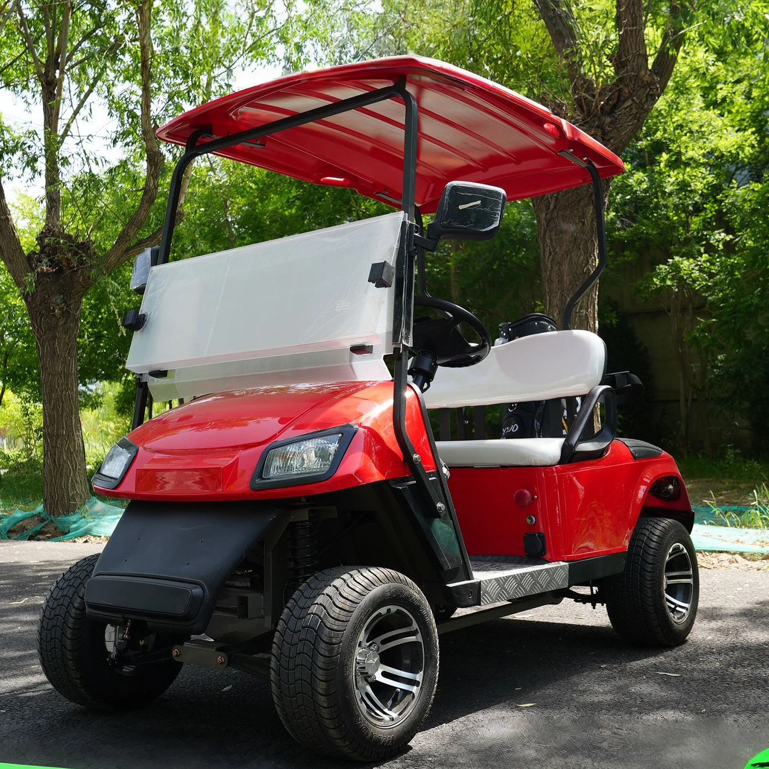 

sales 2-seat electric golf cart lithium battery golf cart powerful power AC motor golf cart electric EZGO accessories