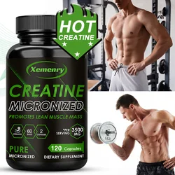 Creatine Monohydrate - Increase Strength, Build Muscle and Improve Performance, Explosive Power for Men