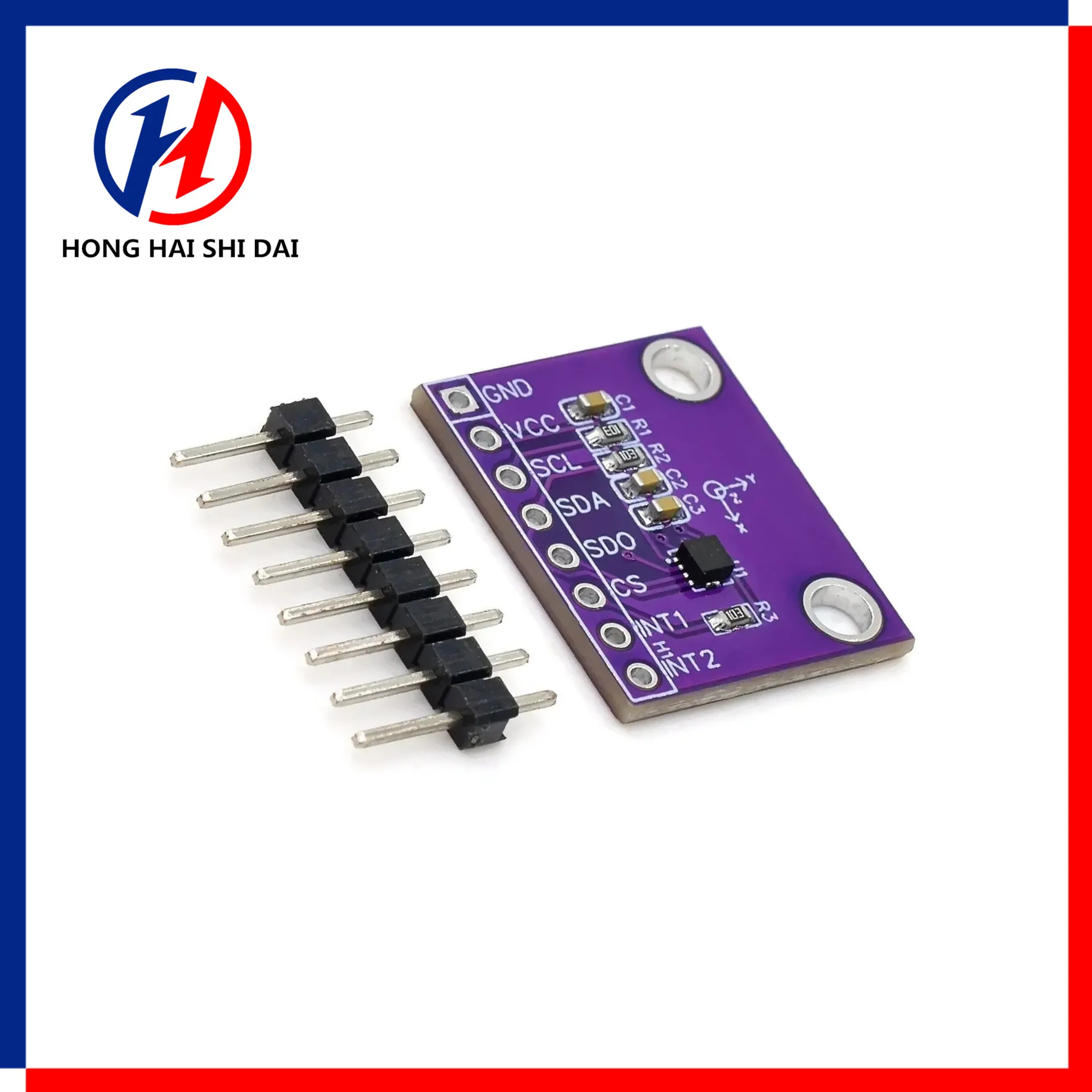 MCU- LIS2DH12TR triaxial acceleration sensor module boards alternative ADXL345