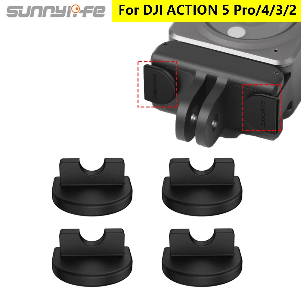 

Sunnylife Silicone Anti-release Safety Plug Soft Anti-falling Cover Caps Lock Adapter for DJI ACTION 5 Pro/4/3/2 Camera Parts