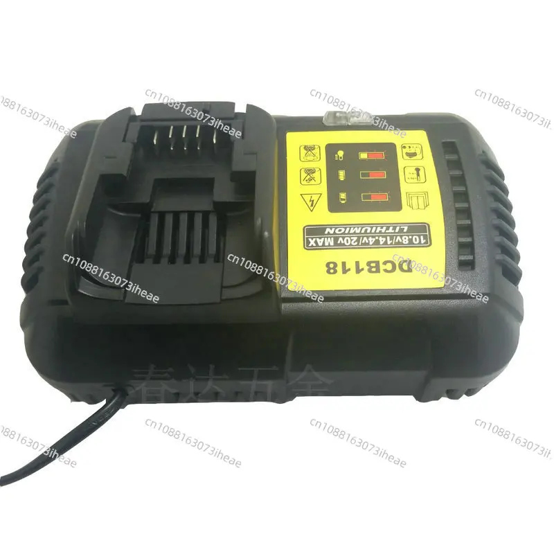 Dewlt DCB118 10.8V 12V 14.4V 18V Lithium Ion Battery Charger DCB200