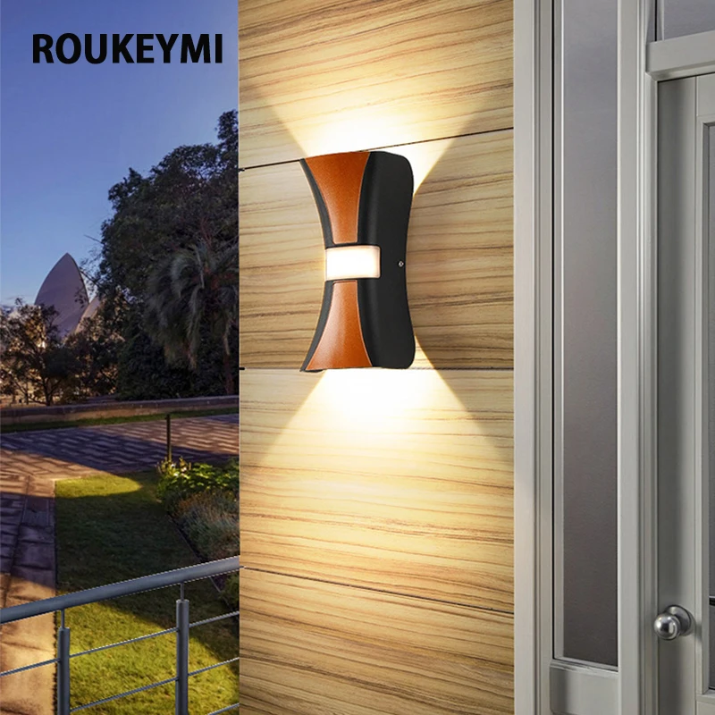 ROUKEYMI-Interior Waterproof Wall Light, Home Decoration, Villa Sconce, Outdoor Garden Lamp, Nordic Lighting