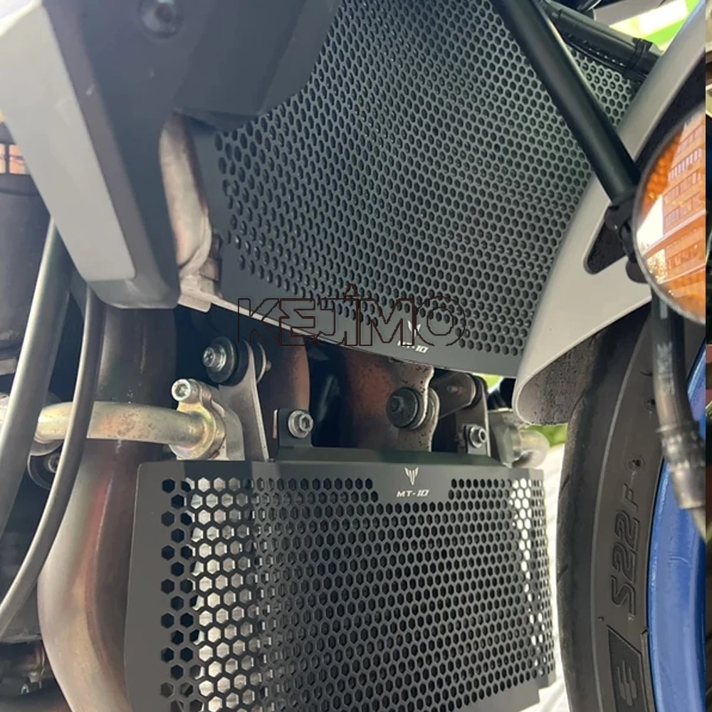 

2024 2025 For Yamaha MT-10 MT10 MT 10 FZ10 FZ 10 FZ-10 2016~2023 CNC Motorcycle Radiator Grille Guard Oil Cooler Cooling Cover