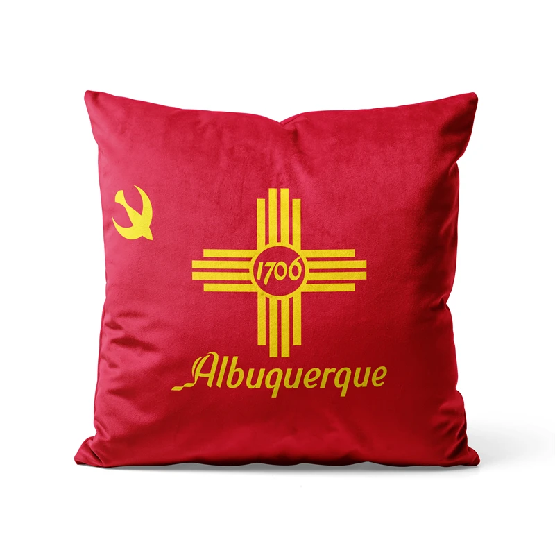 Gaslight Gatekeep Girlboss Albuquerque New Mexico Throw Pillow Covers Cushion Cases Pillowcases for Sofa Home 45cm x 45cm
