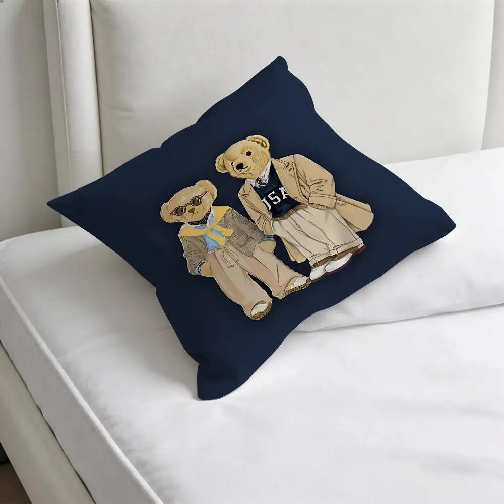 Cool Fashion B-Bear Fashion Square Kissenbezug, langlebiger Kissenbezug für Sofa, Couch, Stuhl – Detail 9