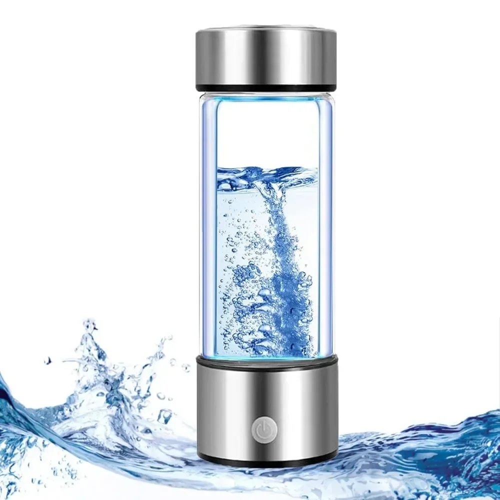 Tragbarer Wasserstoff-Wasser flaschen generator, wiederauf ladbare Wasserstoff-Wasser ionisier maschine, wasserstoff reiches Wasserglas-Gesundheits becher