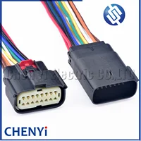 Conector de luz de lámpara automotriz con enchufe de faro de 16 pines para Ford Focus Mondeo EDGE Fiesta 33472-1740 33472-1601 con cable