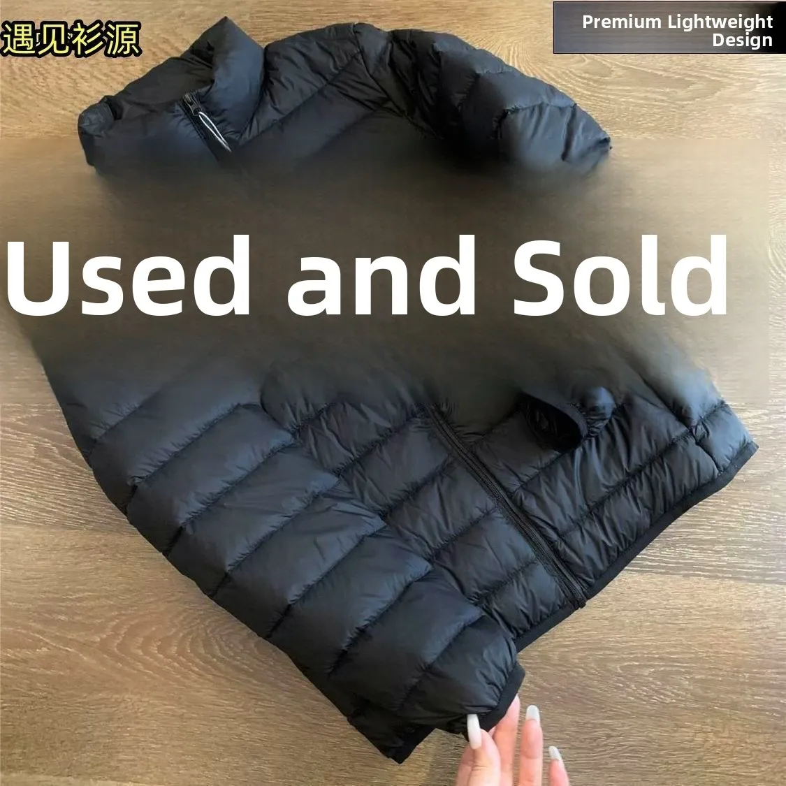 

Ultra-Light down Cotton Jaet Men's Large Size Autumn Winter Thin Warm Parka Loose Fit Cotton Coat Knot Element