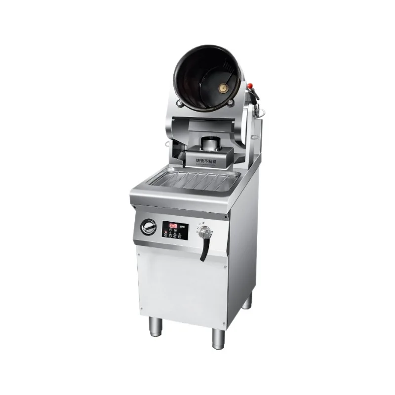 

Automatic Electric Smart Wok Cooking Machine LPG/LNG Big Fire Fried Rice Commercial Robot Cooker