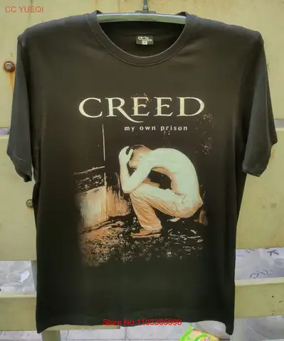 크리드 나만의 감옥 블랙 티셔츠, 크리드 밴드 셔츠, 남녀공용 S-5XL, VN3682
