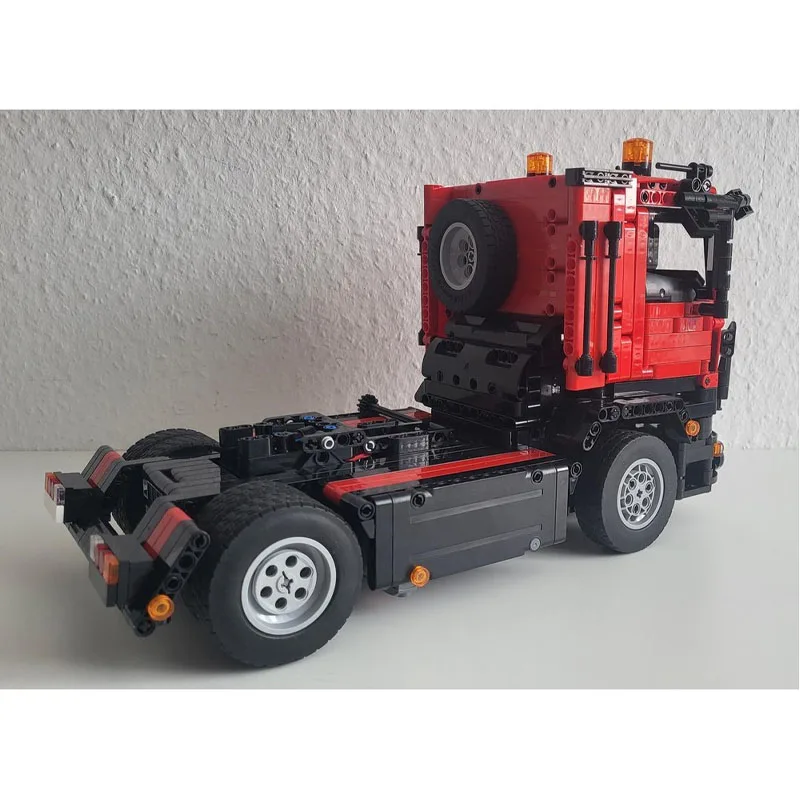 MOC-93396 Classic New Cargo Transport Semi-Trailer Truck Building Block Model, 1446Parts, MOC Boys' Children's Birthday Toy Gift