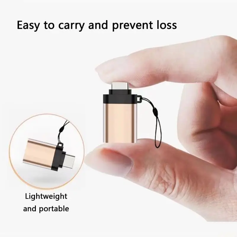 B03F Compactly Type C OTG Adapter For Connecting USB Peripherals To Smartphones