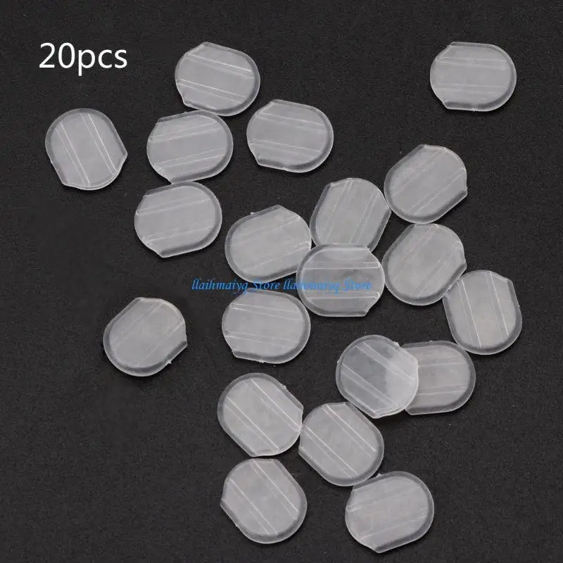 573B 20Pieces Earrings Ear Earring Backs Earring Pads Non-Pierced Earrings