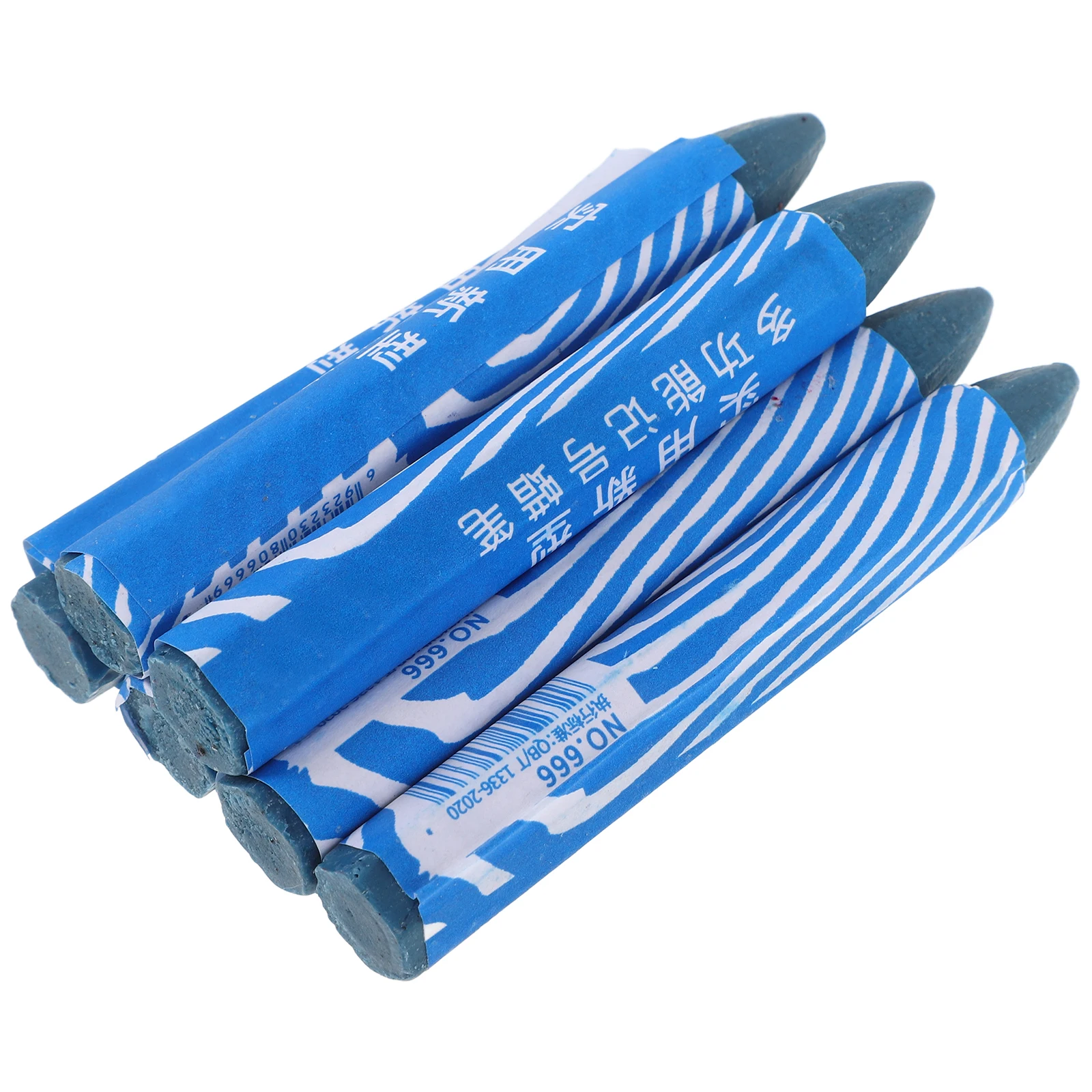 

6pcs Marker Pens Waterproof Tire Marking Pens Tire Marking Tools Durable Blue Color Vehicle Accessories