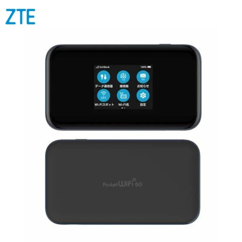 ZTE  802ZT Japan Version LTE Mobile Hotspot Wireless Pocket WiFi Router 4G Sim LTE Router 988Mbps