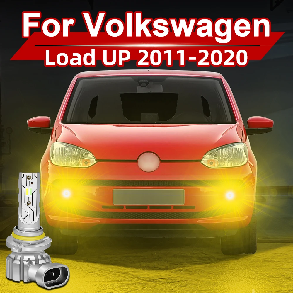 

Светодиодные противотуманные фары для Volkswagen VW Load UP, передняя двухцветная противотуманная фара 2011 2012 2013 2014 2015 2016 2017 2018 2019 2020 2 шт.