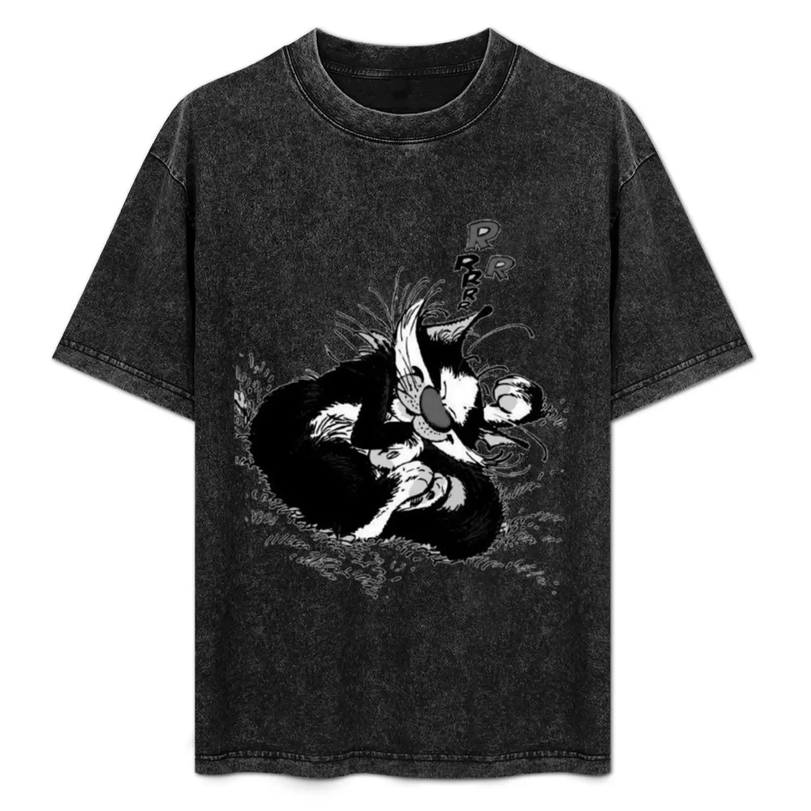 

Gaston lagaffeclassique T-Shirt tops Man t-shirt anime clothes animal prinfor boys mens shirts graphic tee