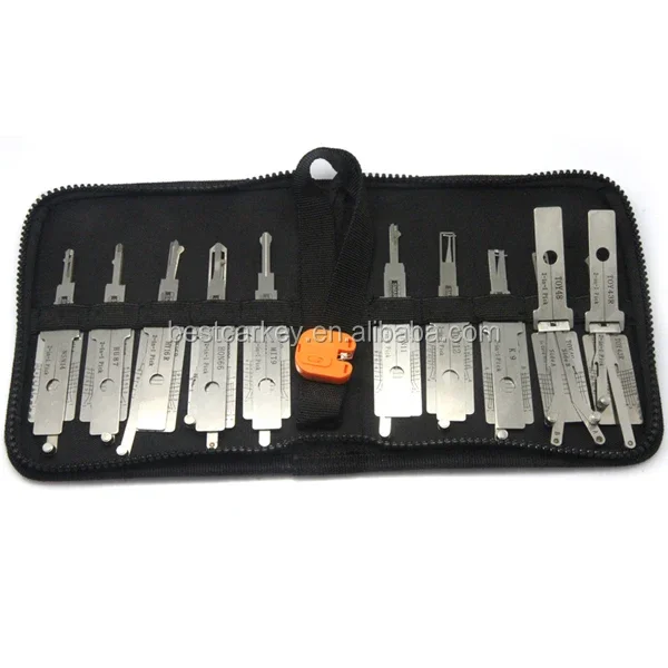 Auto 2 in decoder and pick tool Asian models 10pcs K9 MIT9 TOY48 HY16R HU87 HYN11 NSN14 TOY43R HON66 TOY12