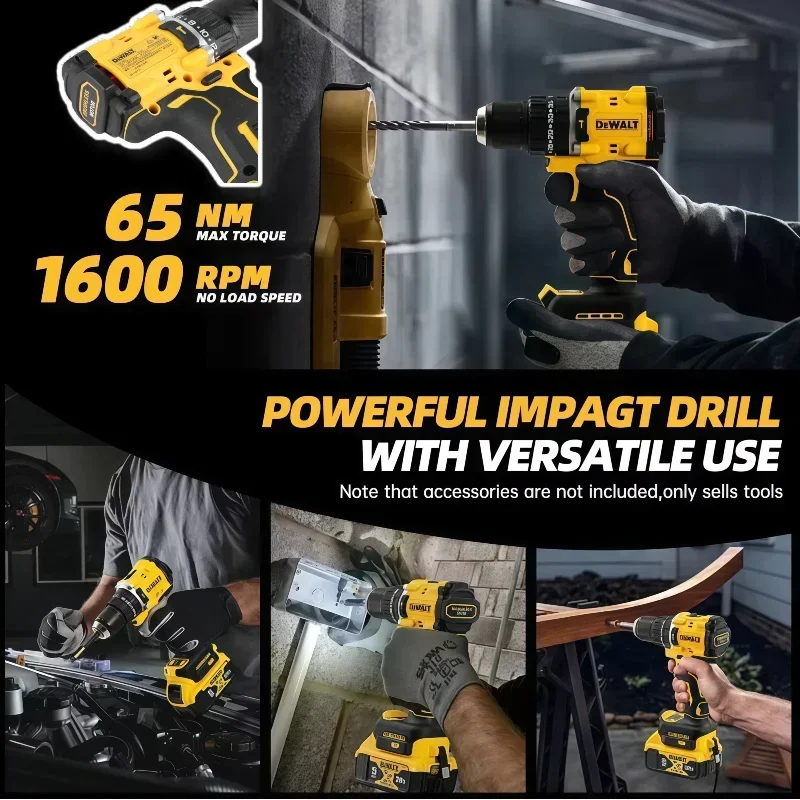 Dewalt DCD805 20V Battery Max XR مثقاب ومفك براغي لاسلكي بدون فرش - أداة يدوية متعددة الوظائف #3