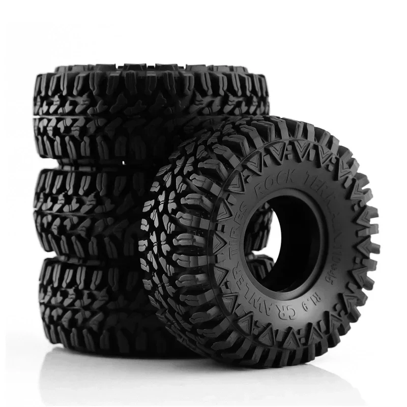 

4PCS 110mm Mud Terrain 1.9" Rubber Tire Wheel Tyre for 1/10 RC Crawler Car Axial SCX10 Pro Capra Trxs TRX4 RC4WD D90 Redcat