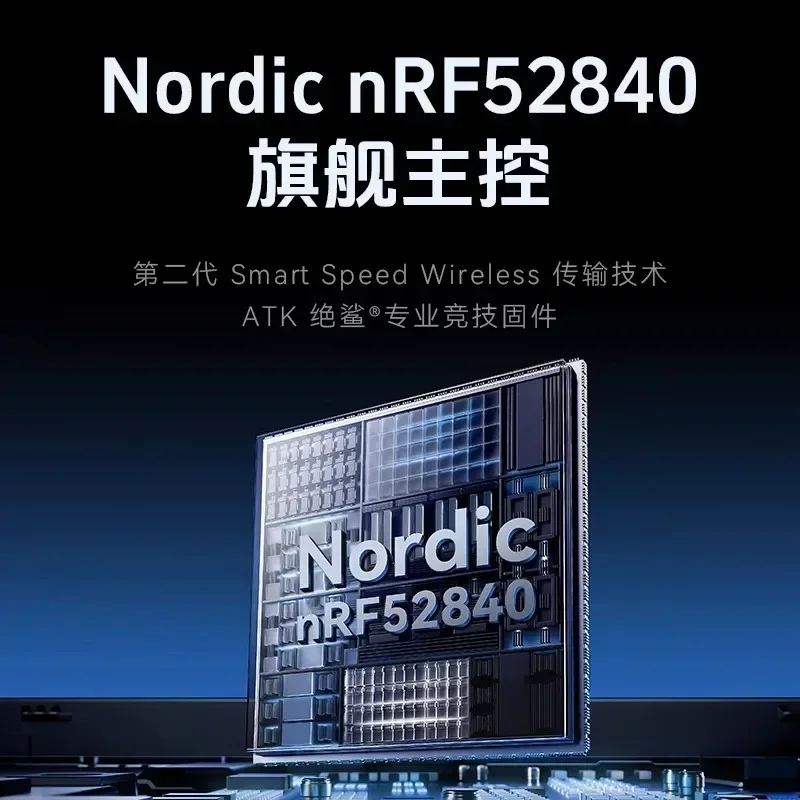 ATK Blazing Sky F1 Leviathan Ratón inalámbrico para juegos con control suave 8K Accesorios ligeros para computadora portátil Oficina diaria personalizada E-sport